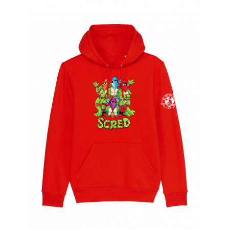 Sweat Capuche Scred Tortue Ninja de scred connexion sur Scredboutique.com