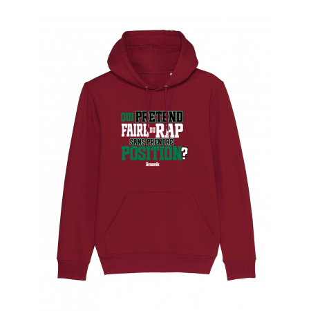 Sweat Capuche Arsenik - Qui prétend faire du rap... de arsenik sur Scredboutique.com
