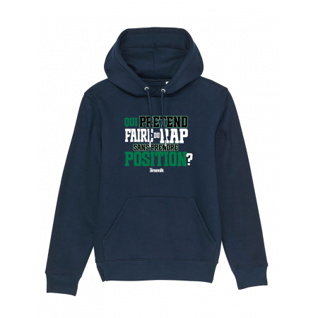 Sweat Capuche Arsenik - Qui prétend faire du rap... de arsenik sur Scredboutique.com