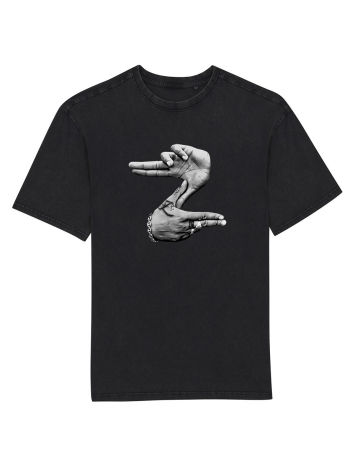 l'uzine Tshirt Oversize L'uZine HandZ Devant