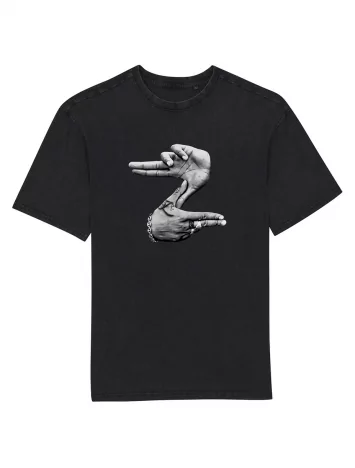 l'uzine Tshirt Oversize L'uZine HandZ Devant