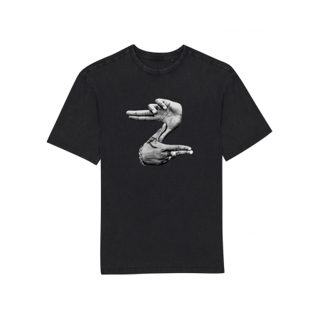 Tshirt Oversize LuZine HandZ Devant de l'uzine sur Scredboutique.com