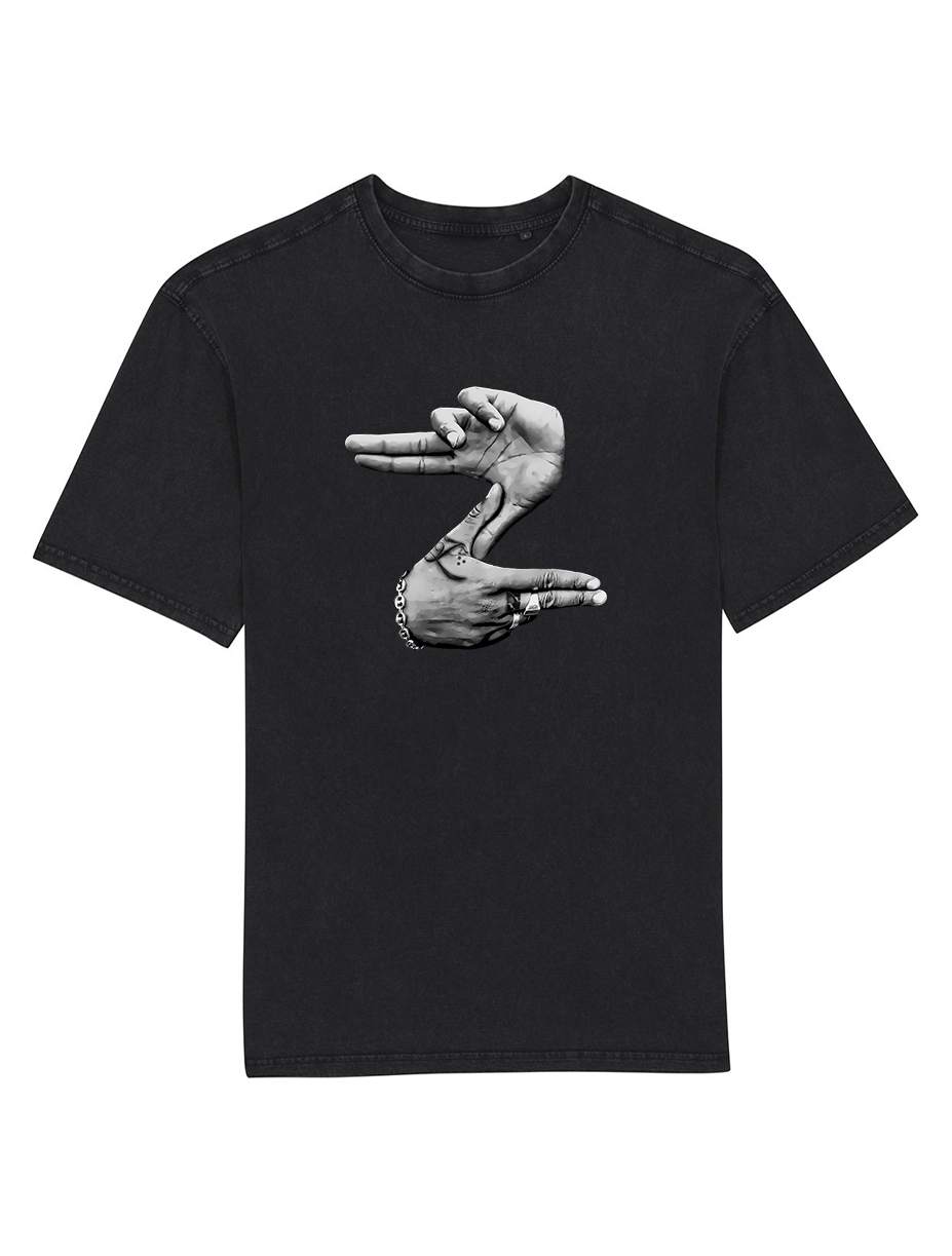 Tshirt Oversize LuZine HandZ Devant de l'uzine sur Scredboutique.com
