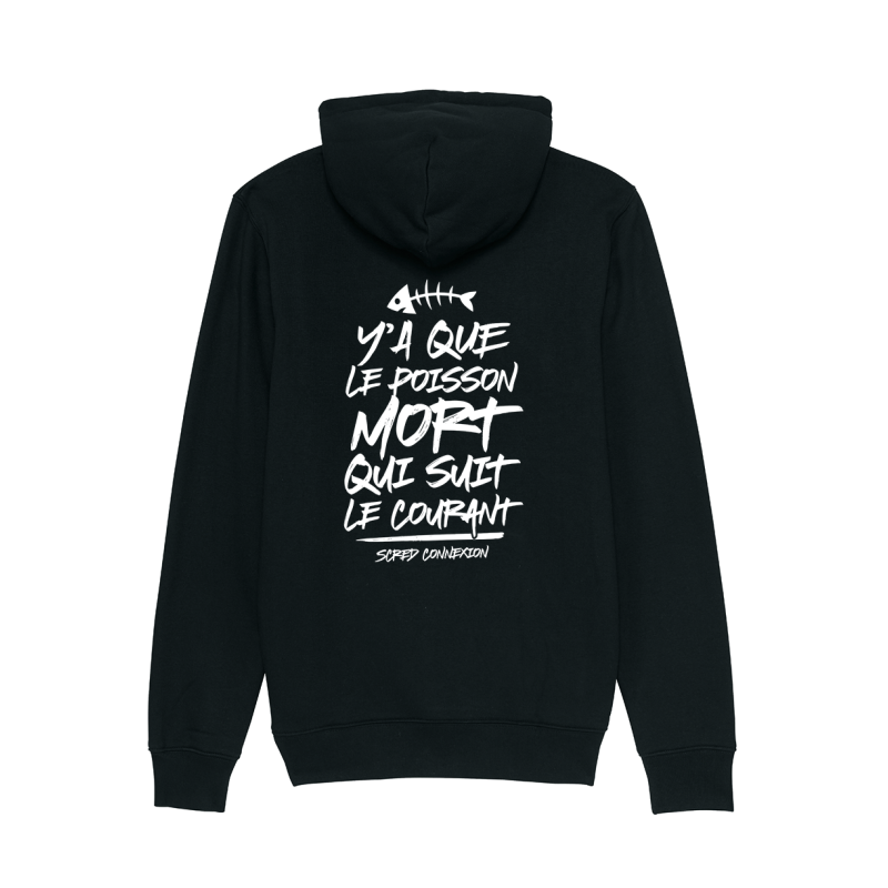 Sweat Capuche Scred - Poisson Mort Dos