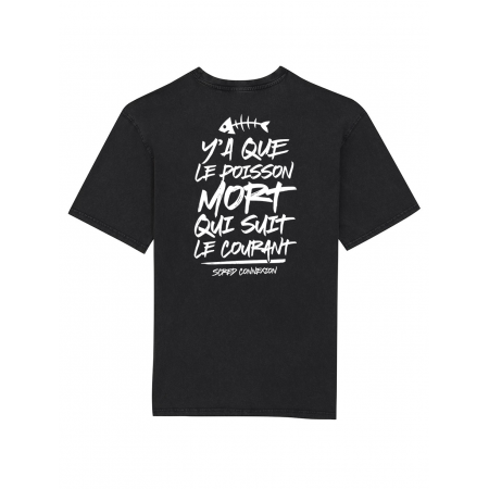 Tshirt Oversize Scred - Poisson Mort Dos de scred connexion sur Scredboutique.com