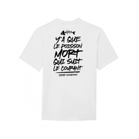 Tshirt Oversize Scred - Poisson Mort Dos de scred connexion sur Scredboutique.com