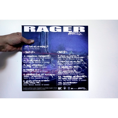 Album vinyle Rager - Le son de la veine (deuxieme dose) de rager sur Scredboutique.com