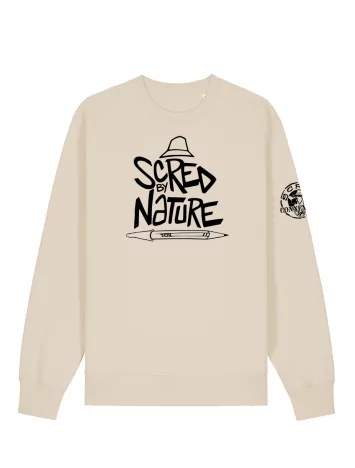 Sweat Col Rond "Scred by Nature" 
