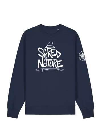 Sweat Col Rond "Scred by Nature" 