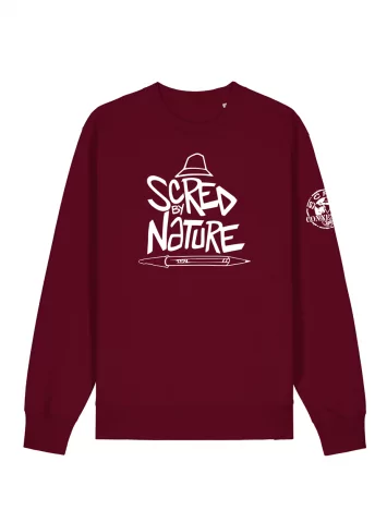 Sweat Col Rond "Scred by Nature" 