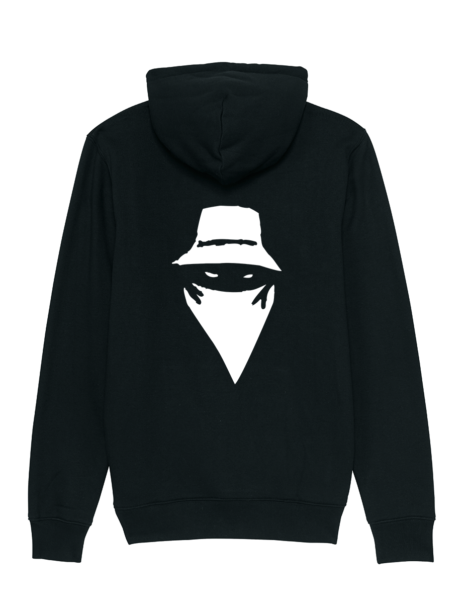 sweat capuche "Visage" Dos & Classico de scred connexion sur Scredboutique.com