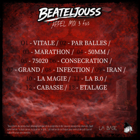 Album Cd BeatelJouss - Appelle moi 3 fois