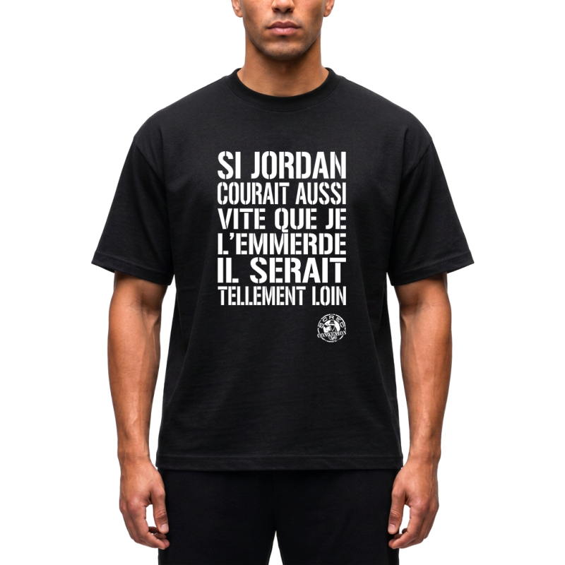Tshirt Scred Connexion - Si Jordan courait aussi vite...