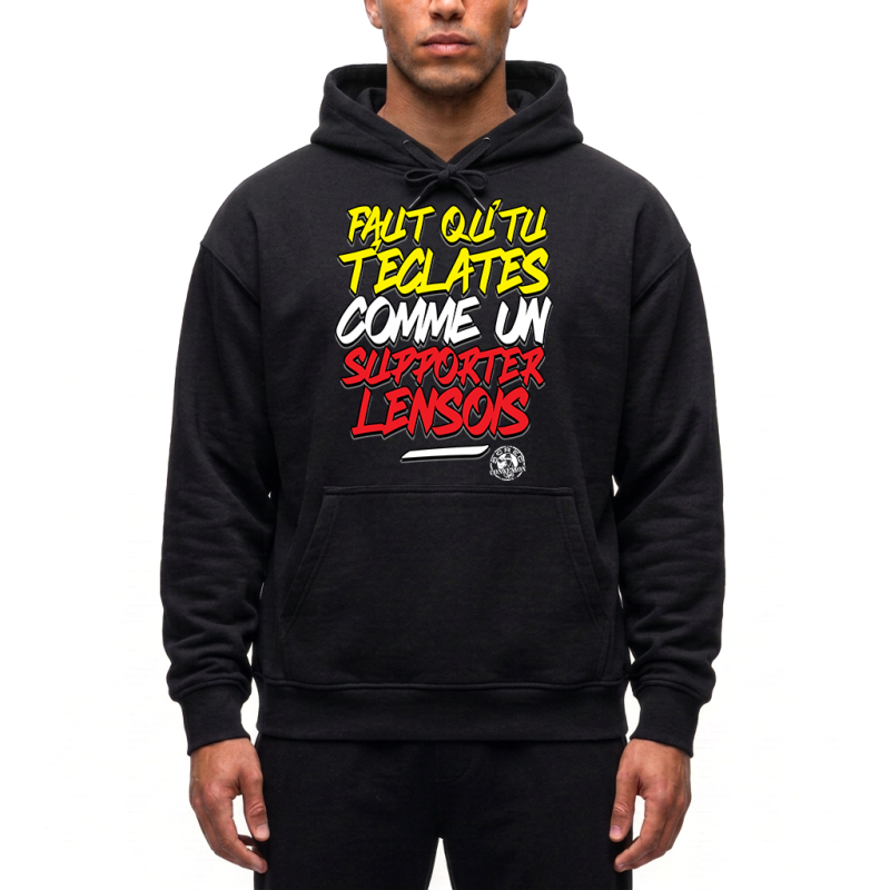 Sweat Capuche Supporters Lensois couleur