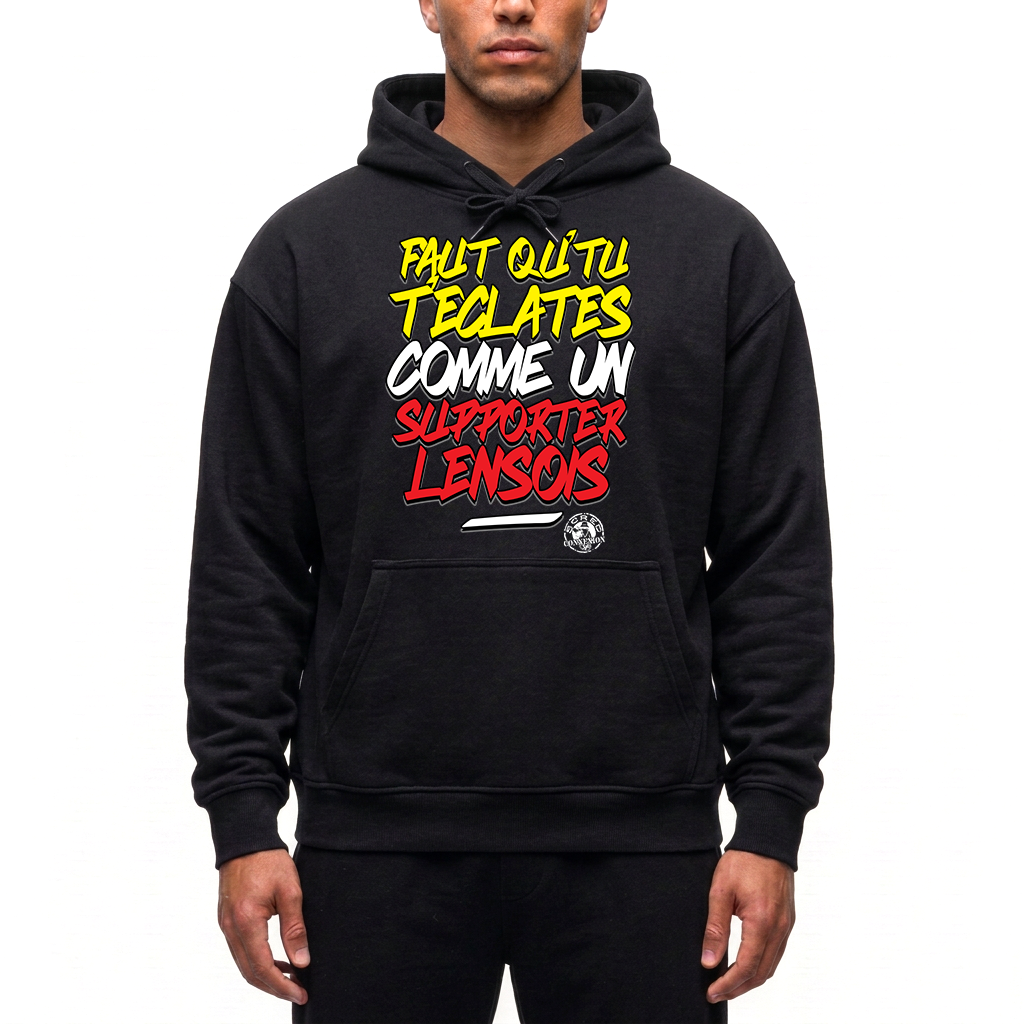 Sweat Capuche Supporters Lensois couleur