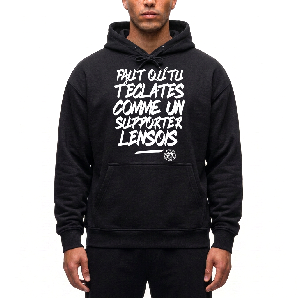 Sweat Capuche Supporters Lensois