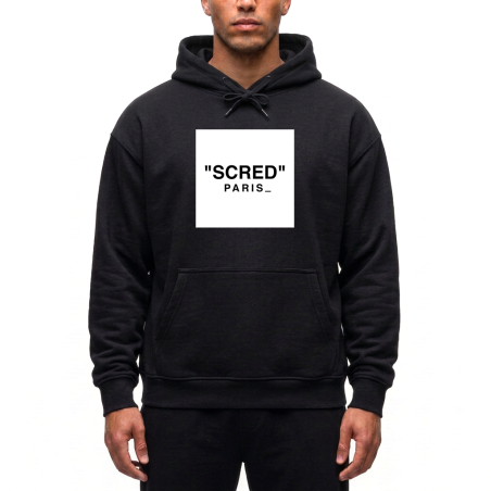 Sweat Capuche Carré Scred