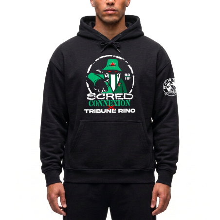 Sweat Capuche Scred Connexion x Tribune Rino Red Star