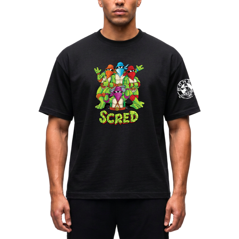 Tshirt Scred Tortue Ninja