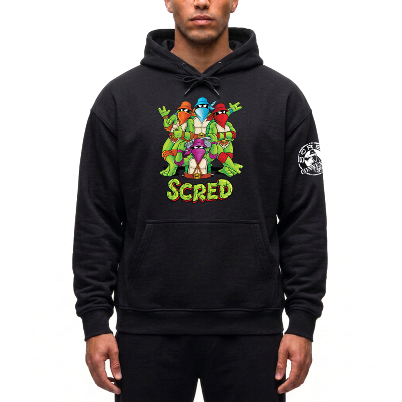 Sweat Capuche Scred Tortue Ninja