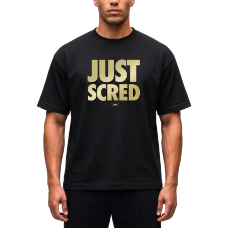 Tshirt Noir Just Scred Or