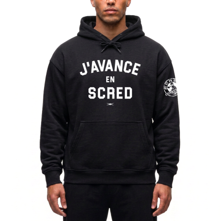 Sweat Capuche J'avance en Scred
