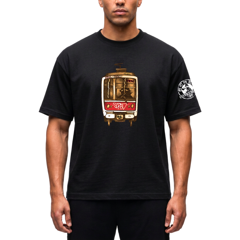 Tee Shirt Metro Noir / Scred Boutique - Jamais dans la Tendance