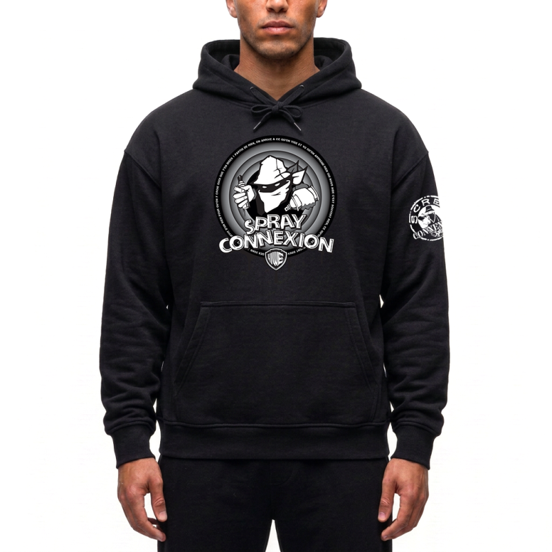 Sweat Capuche Scred Connexion - Spray Connexion by Hiwe NB