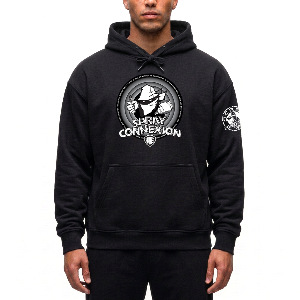 Sweat Capuche Scred Connexion - Spray Connexion by Hiwe NB