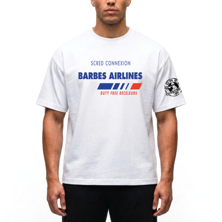 TShirt Blanc Barbès Airlines