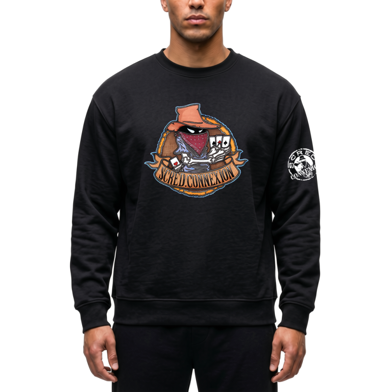 Sweat  carré d'as bois / Scred Boutique - Jamais dans la Tendance