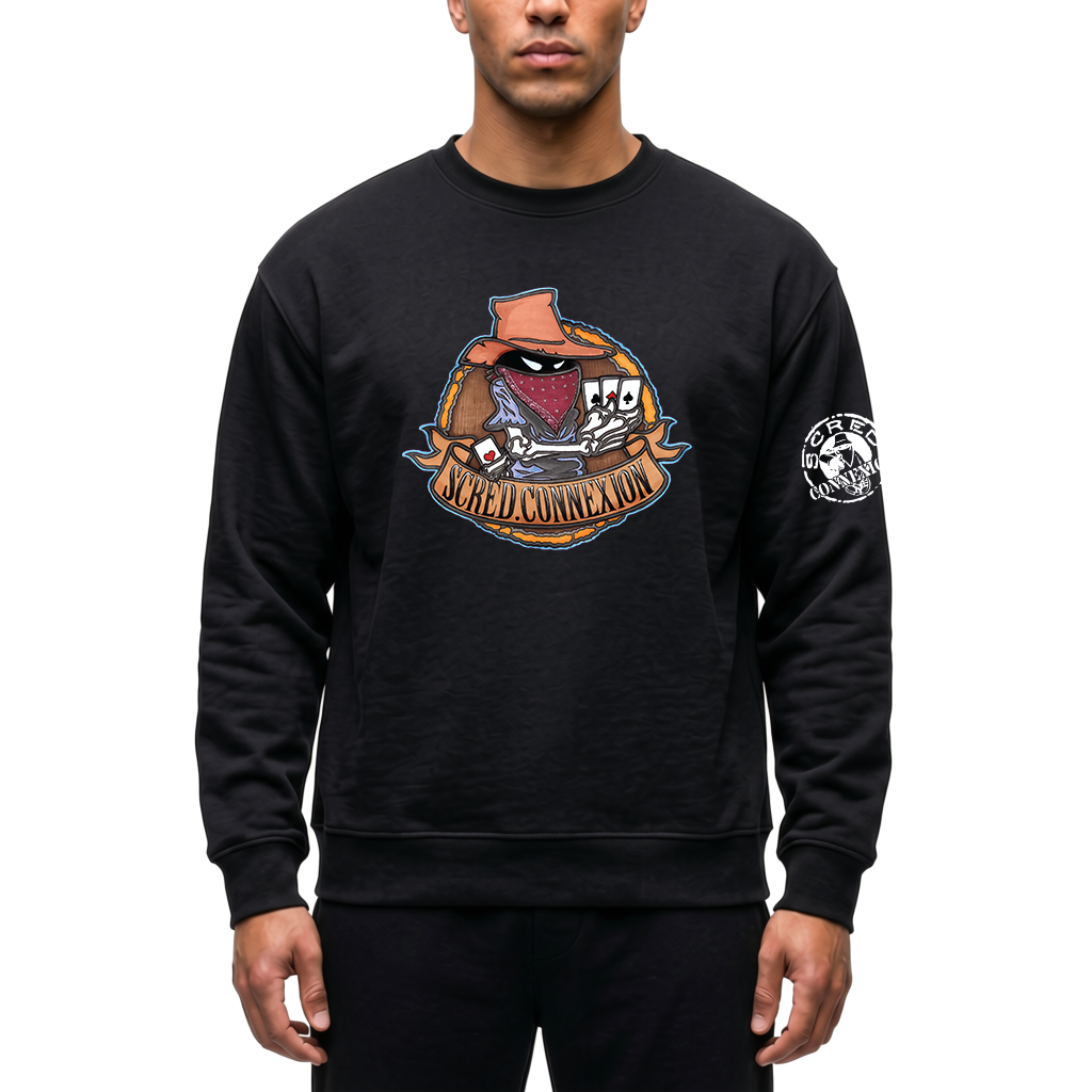 Sweat  carré d'as bois / Scred Boutique - Jamais dans la Tendance