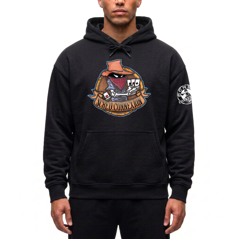 sweat capuche carré d'as bois