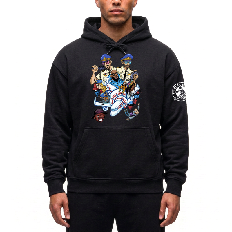 Sweat Capuche Scred Connexion - Barbes Airlines