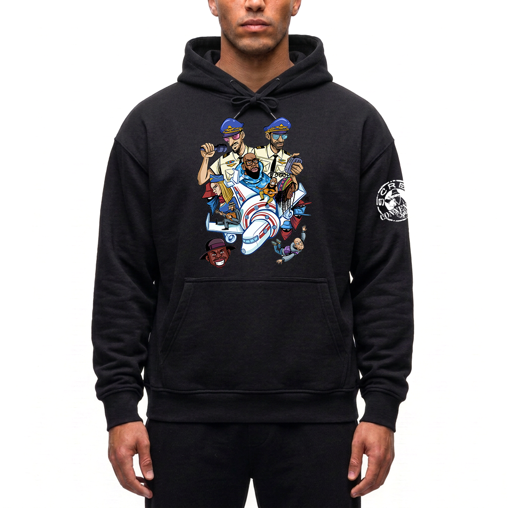 Sweat Capuche Scred Connexion - Barbes Airlines