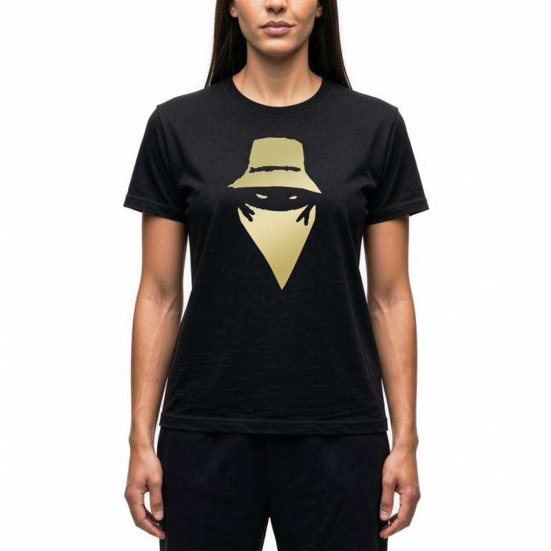 Tshirt Femme Noir VIsage