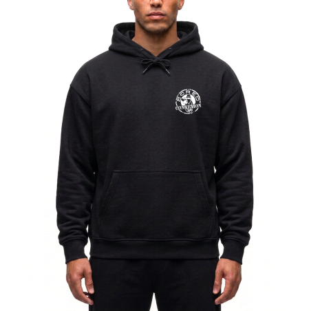 Sweat Capuche Tellement Bas Noir / Scred Boutique - Jamais dans la Tendance