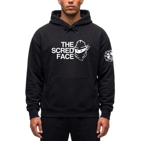 Sweat Capuche Noir The Scred Face