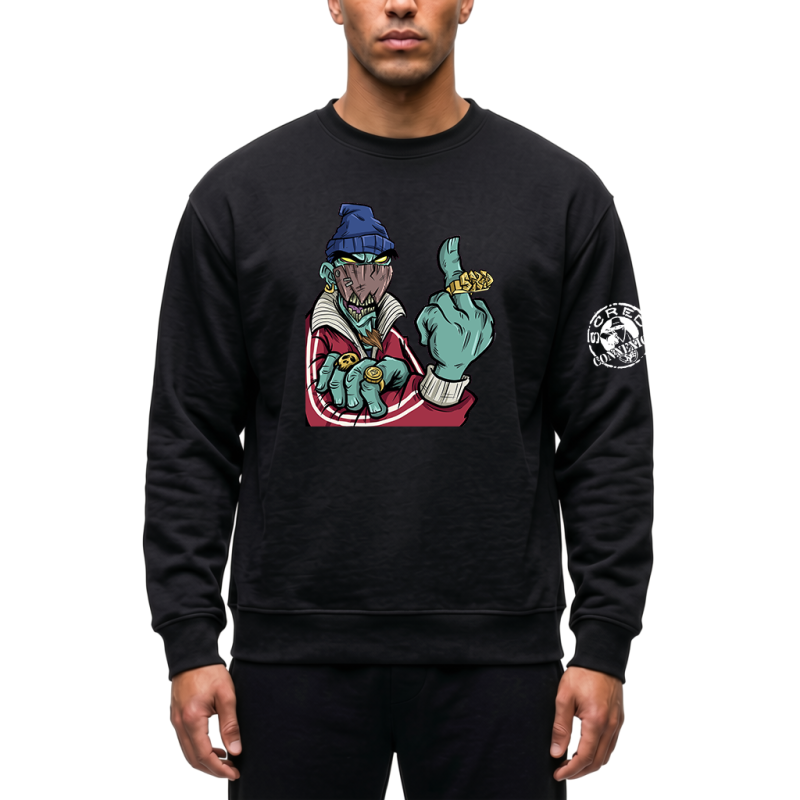 Sweat Majeur Gris foncé / Scred Boutique - Jamais dans la Tendance
