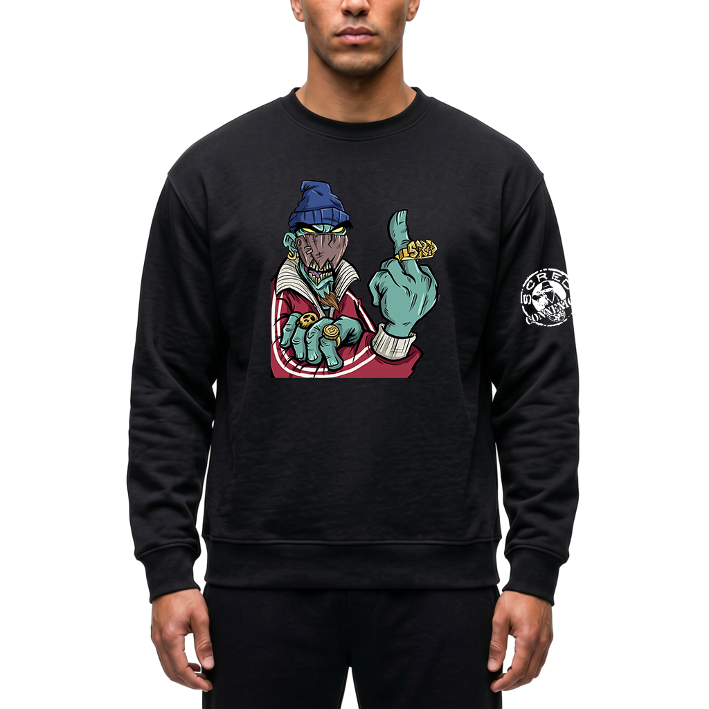Sweat Majeur Gris foncé / Scred Boutique - Jamais dans la Tendance