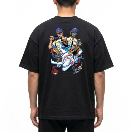 Tshirt Oversize Scred Connexion Barbes Airlines