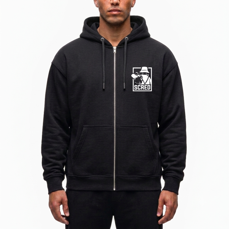 Sweat Zippé Box Noir