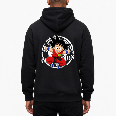 Sweat Capuche zippé Scred Connexion Goku
