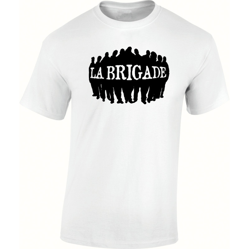 tee-shirt blanc " La brigade"