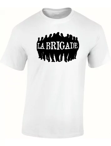 la brigade tee-shirt blanc " La brigade"