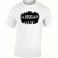 tee-shirt blanc &quot; La brigade&quot;