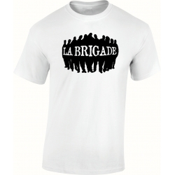 tee-shirt blanc " La brigade" de la brigade sur Scredboutique.com