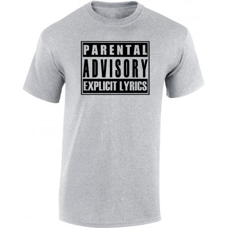 Tee-shirt gris Parental Advisory