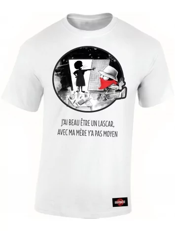 Tshirt Collector &quot;Expression Diskrete&quot; blanc