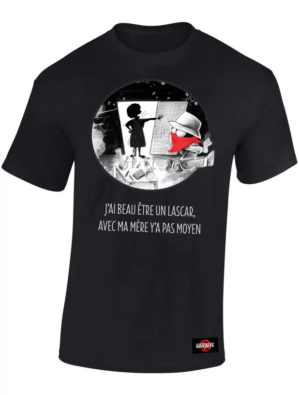 Tshirt Collector "Expression Diskrete" noir de expression direkt sur Scredboutique.com